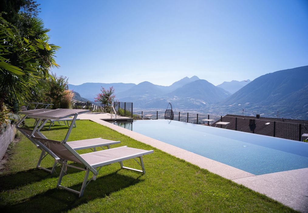 Posizione panoramica Scena - 3 stelle Garni Pension Appartamenti Zunnelerhof - Scena sopra Merano, Zunneler